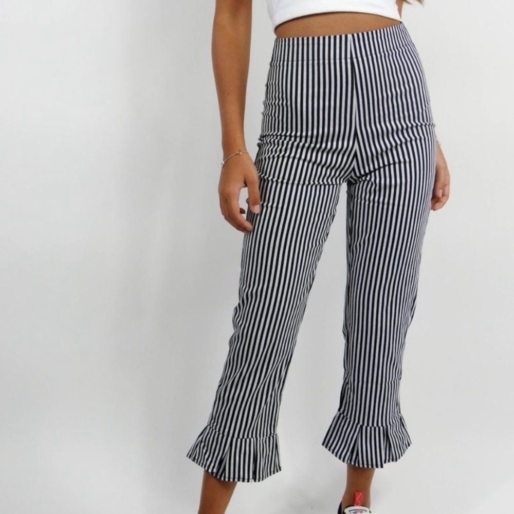 Grey Bandit Wild Honey Palmer Striped Pants